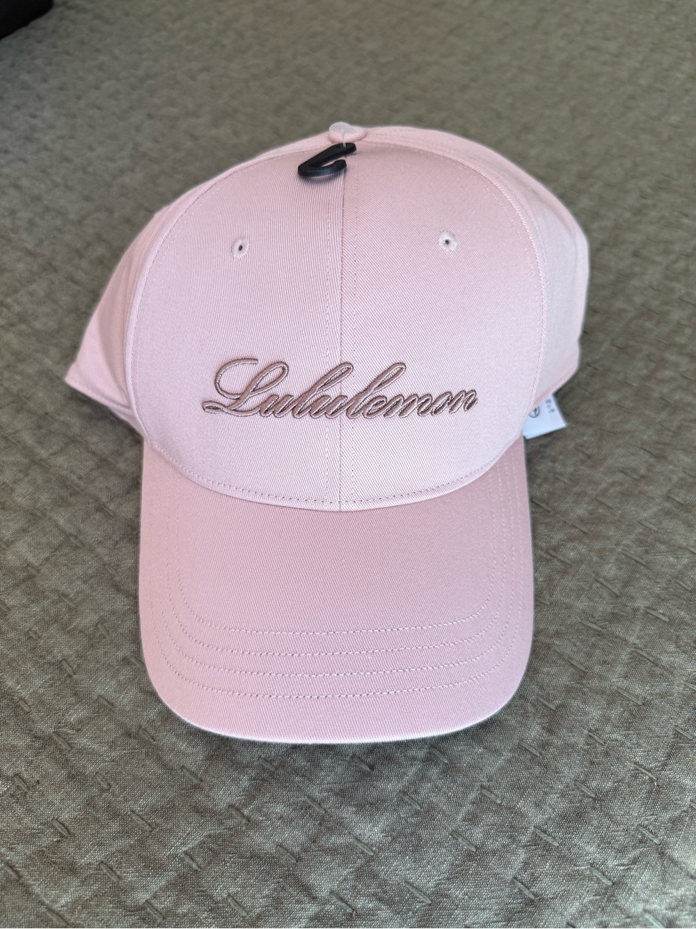 lululemon athletica Pink Script Logo Baseball Cap